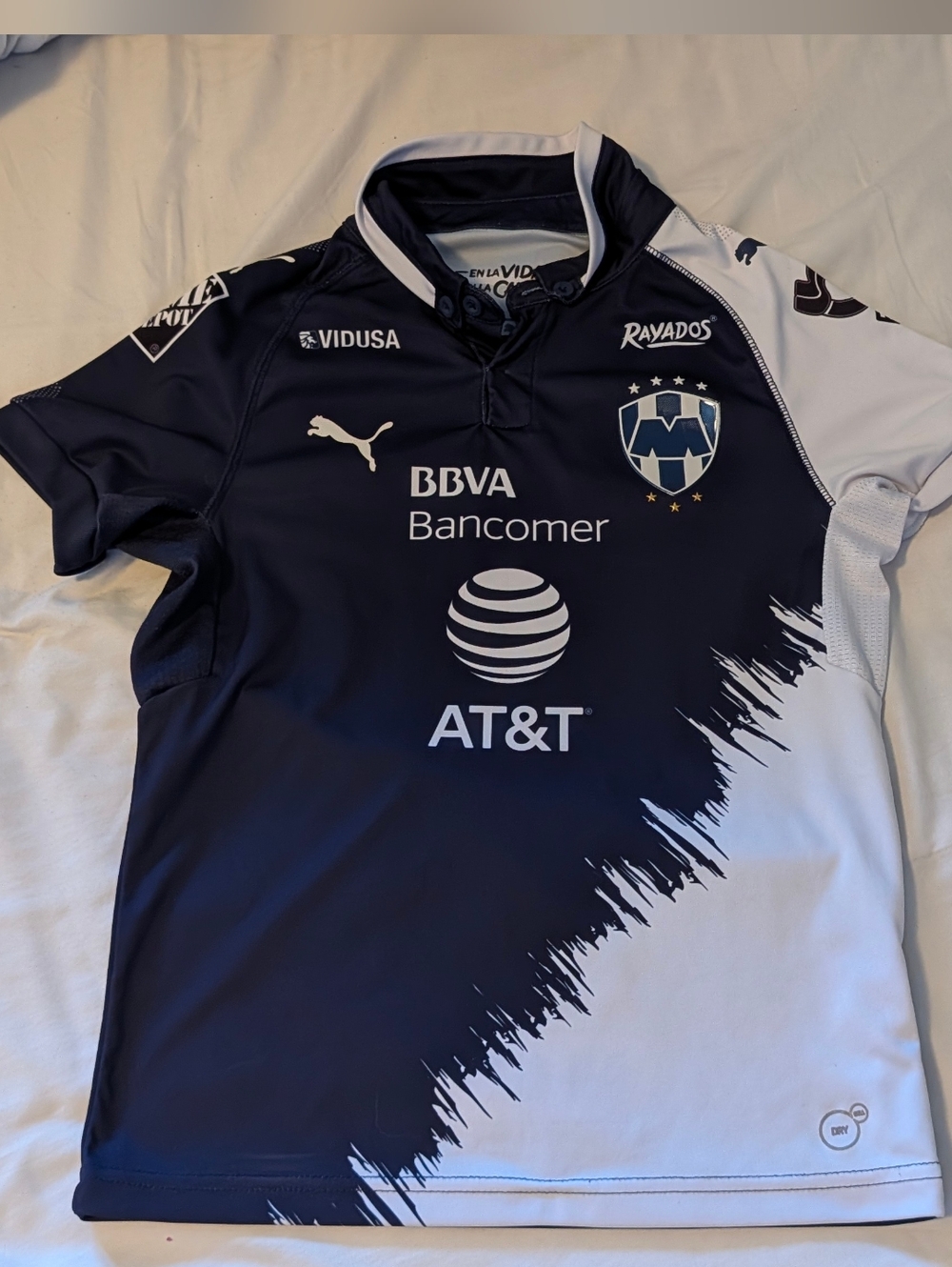 Puma C.F. Monterrey (Rayados) 2018-2019 Away Soccer Jersey Size
